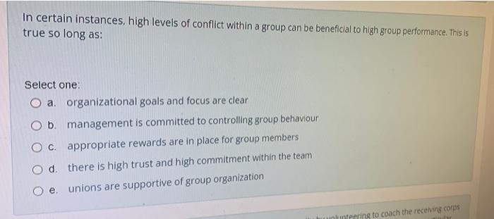 Within your current organization, the general