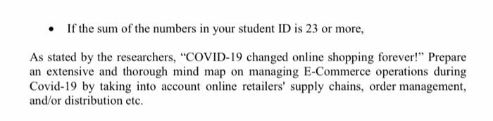 If the sum of the numbers in your student ID is