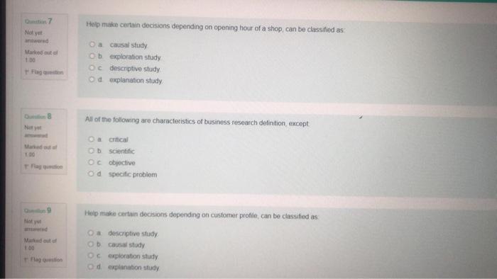 Help make certain decisions depending on opening