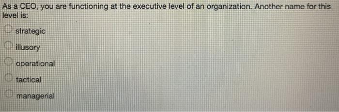 You are the owner of a small company.