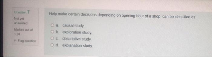 Help make certain decisions depending on opening