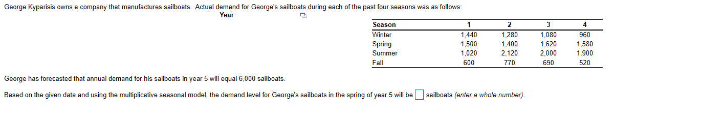 George Kyparisis owns a company that manufactures