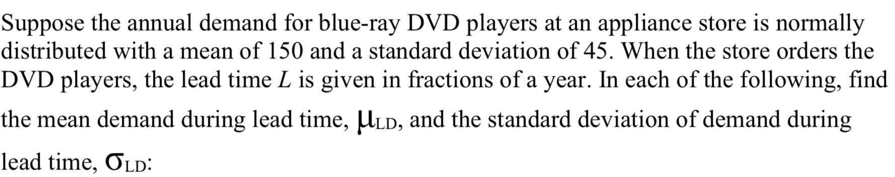 1. What is the optimal ordering policy assuming