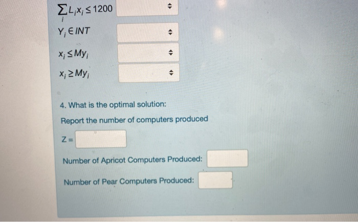Fruit Computer produces two types of computers: