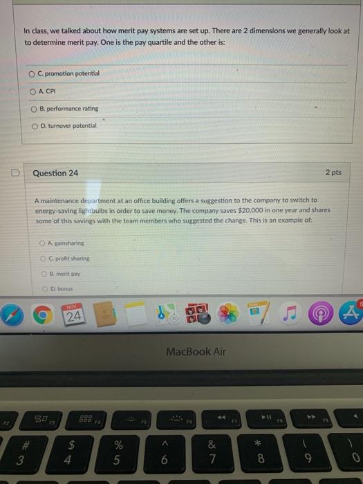 In class, we talked about how merit pay systems