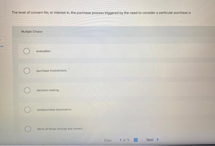 The level of concern for, or interest in the