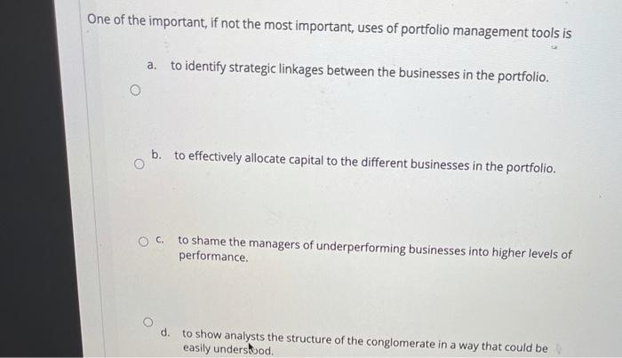 One of the important, if not the most important,