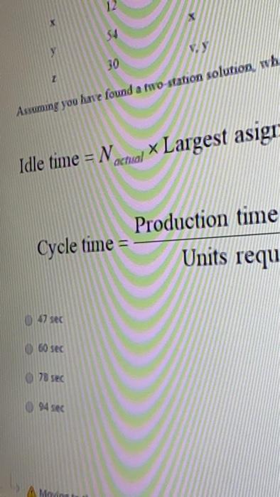 Using the numbers in the chart, and the above