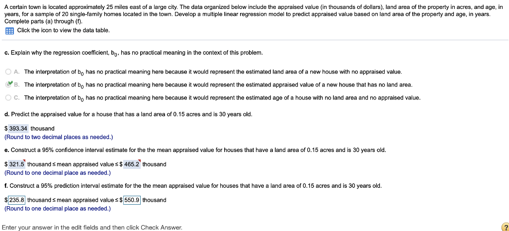Please explain how to find answer for e and f