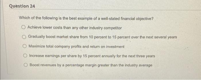 Question 22 According to FFM (Five-Forces Model),