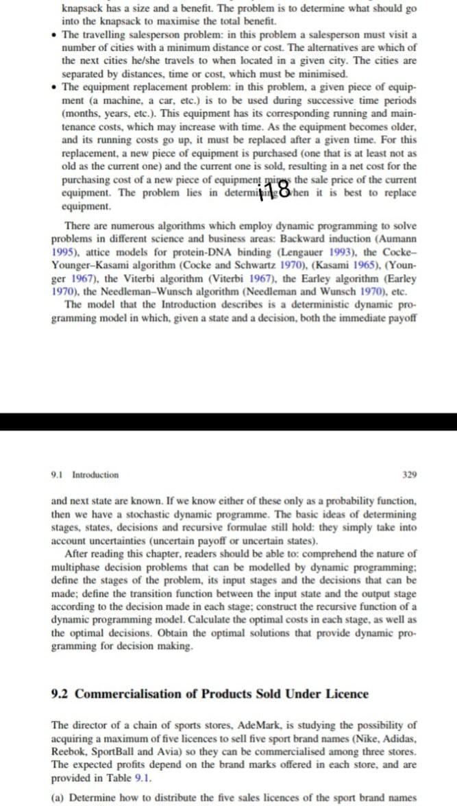 knapsack has a size and a benefit. The problem is