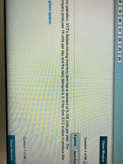 Chase Moving to another question will save this