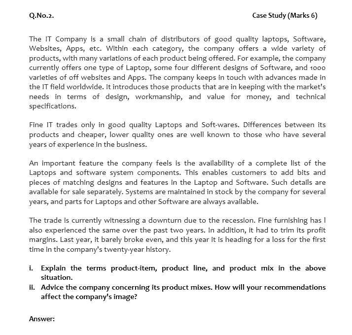 I need the answer as soon as possible This