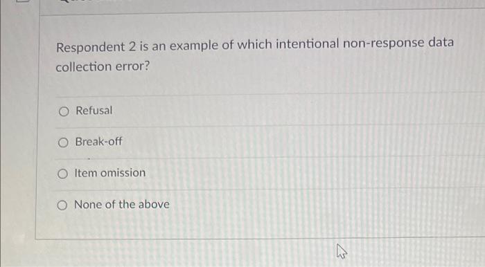 Question 58 Use the following data matrix of