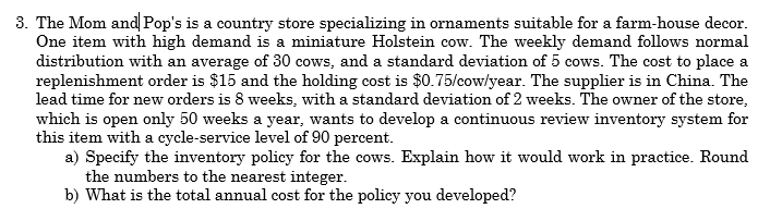Please show full steps in excel with formulas, I