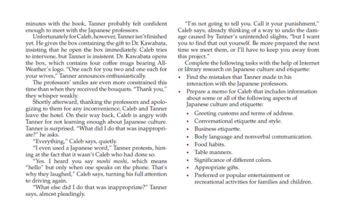 This is for a business communications course. I