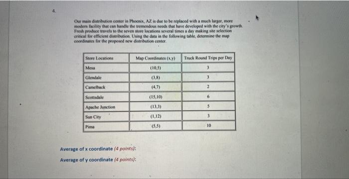 1. Fill in the empty columns in the table below