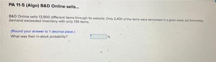 B\&D Online selis 13,900 different items through