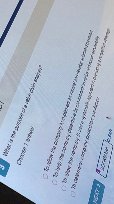 2 C1 Choose 1 answer What is the last step in