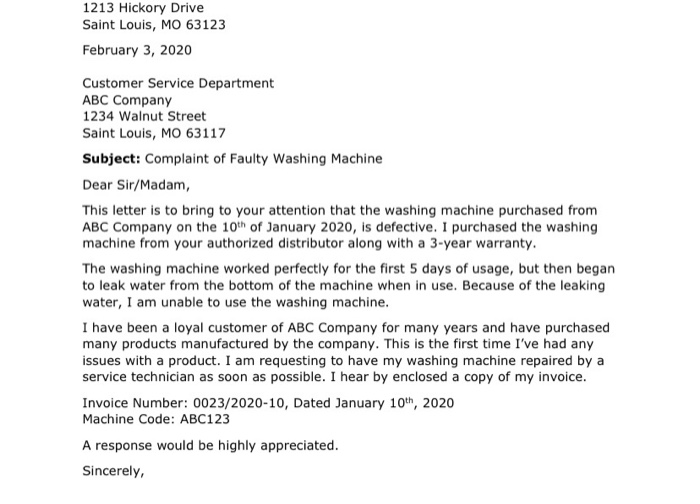 Adjustment Letter Context: Sensitive and Negative