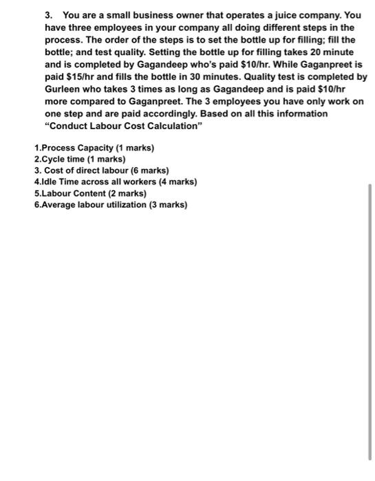 3. You are a small business owner that operates a