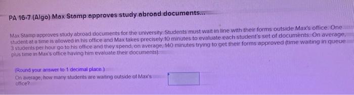 PA 16-7 (Algo) Max Stamp approves study abroad