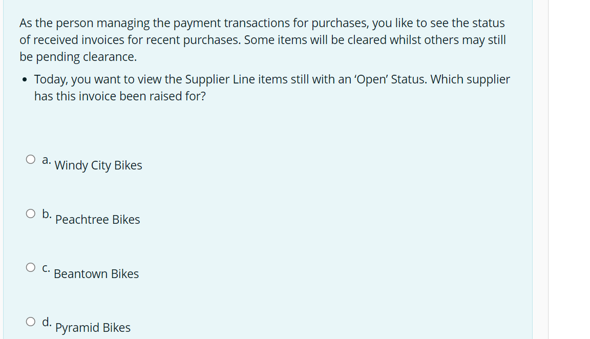 As the person managing the payment transactions
