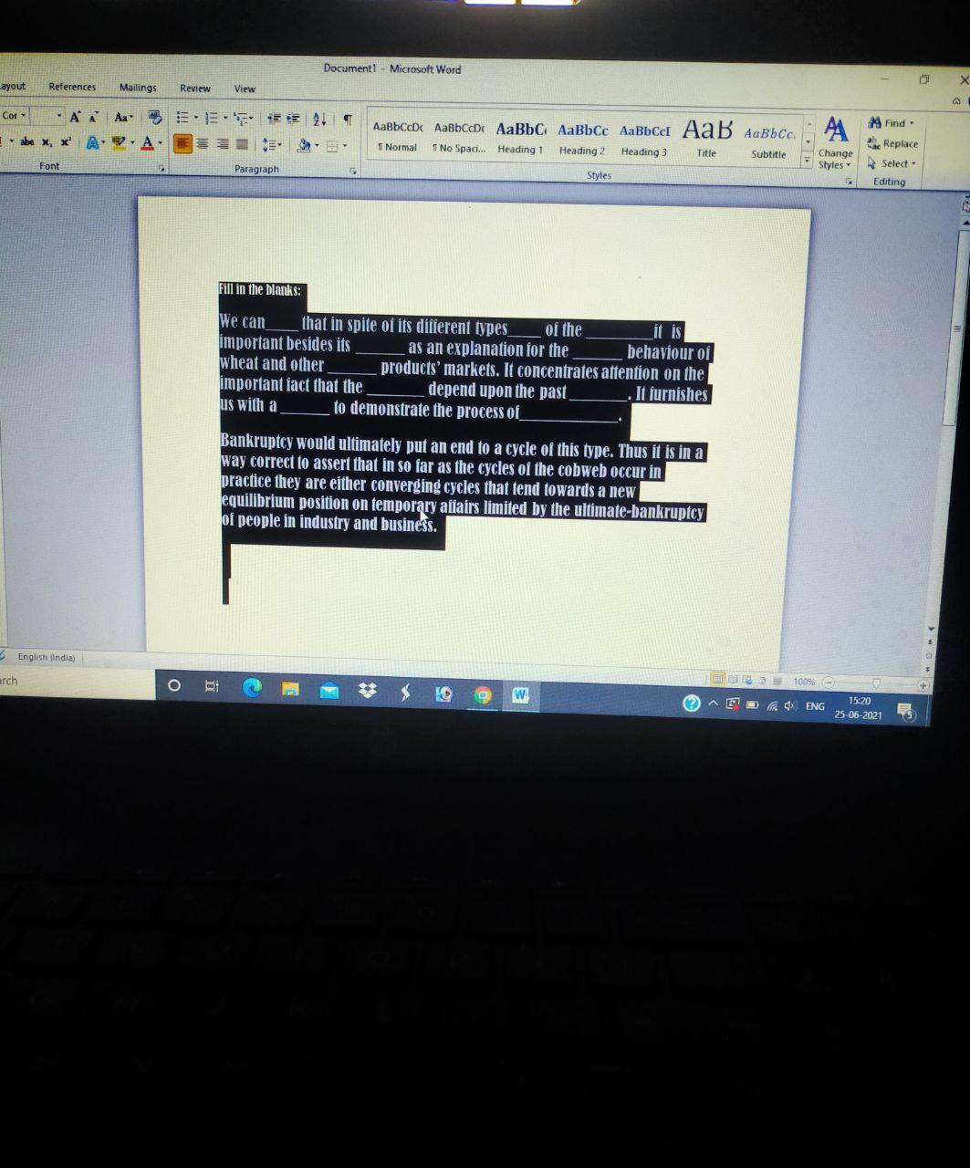 Document1 Microsoft Word Layout References