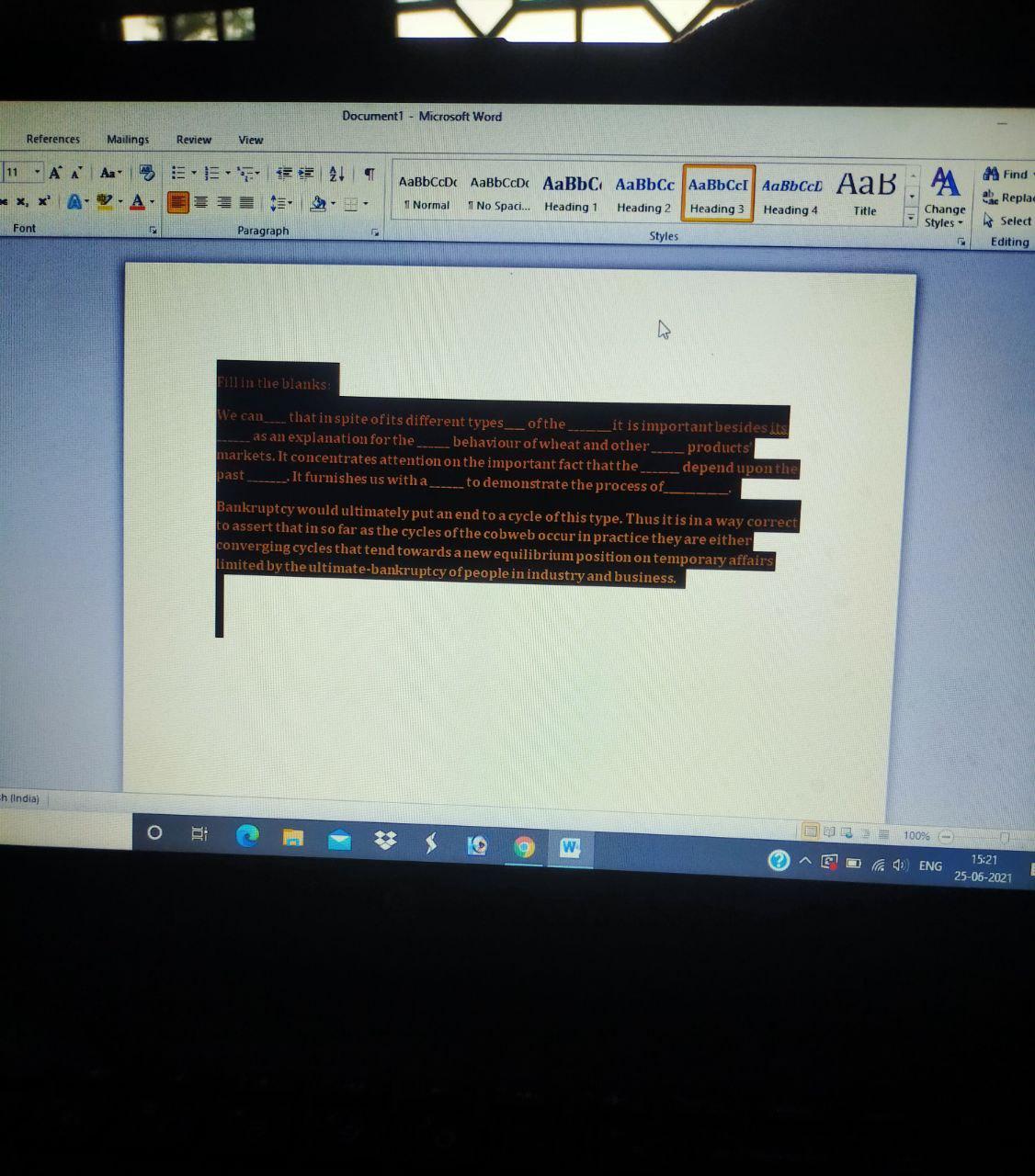 Document1 - Microsoft Word References Mailings