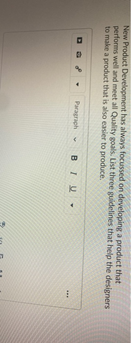 New Product Development has always focussed on