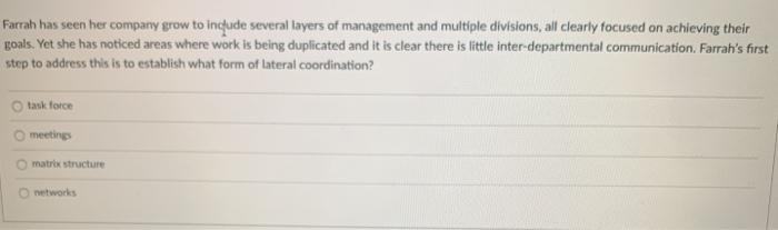 Farrah has seen her company grow to Indude