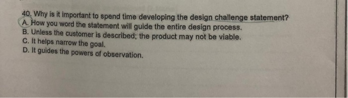 19) Design thinking can provide a process for A)