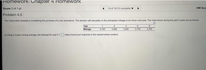 Homework: Chapter 4 Homework Score: 0 of 1 pt 10