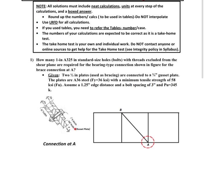 NOTE: All solutions must include neat