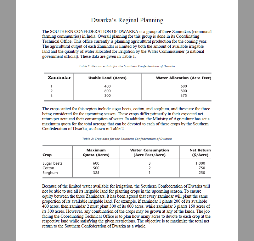 Can you help me with (1) output/objectives,