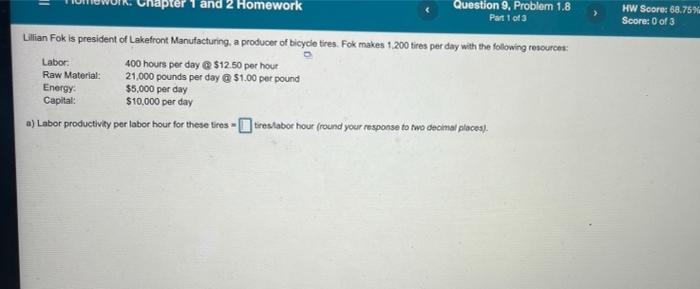 pter 1 and 2 Homework Question 9. Problem 1.8