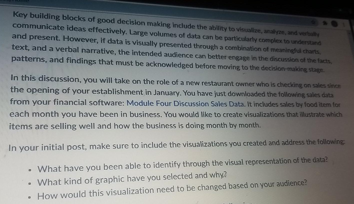 Key building blocks of good decision making