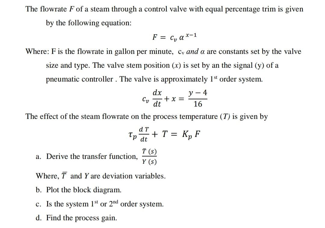 Process Dynamics .... I need to solution this