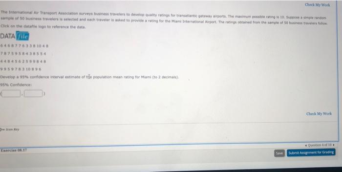 Check My Work The International Air Transport