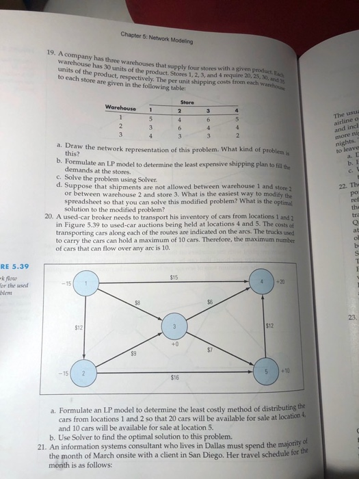 solve questions 19 & 20. for both questions,