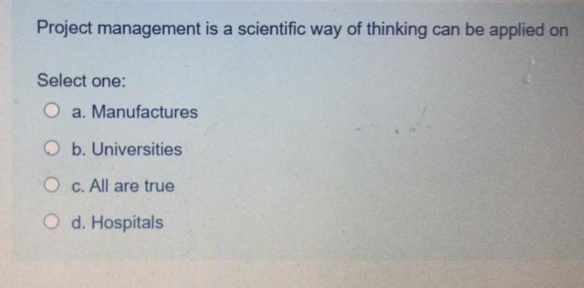 The control system which happen after the project