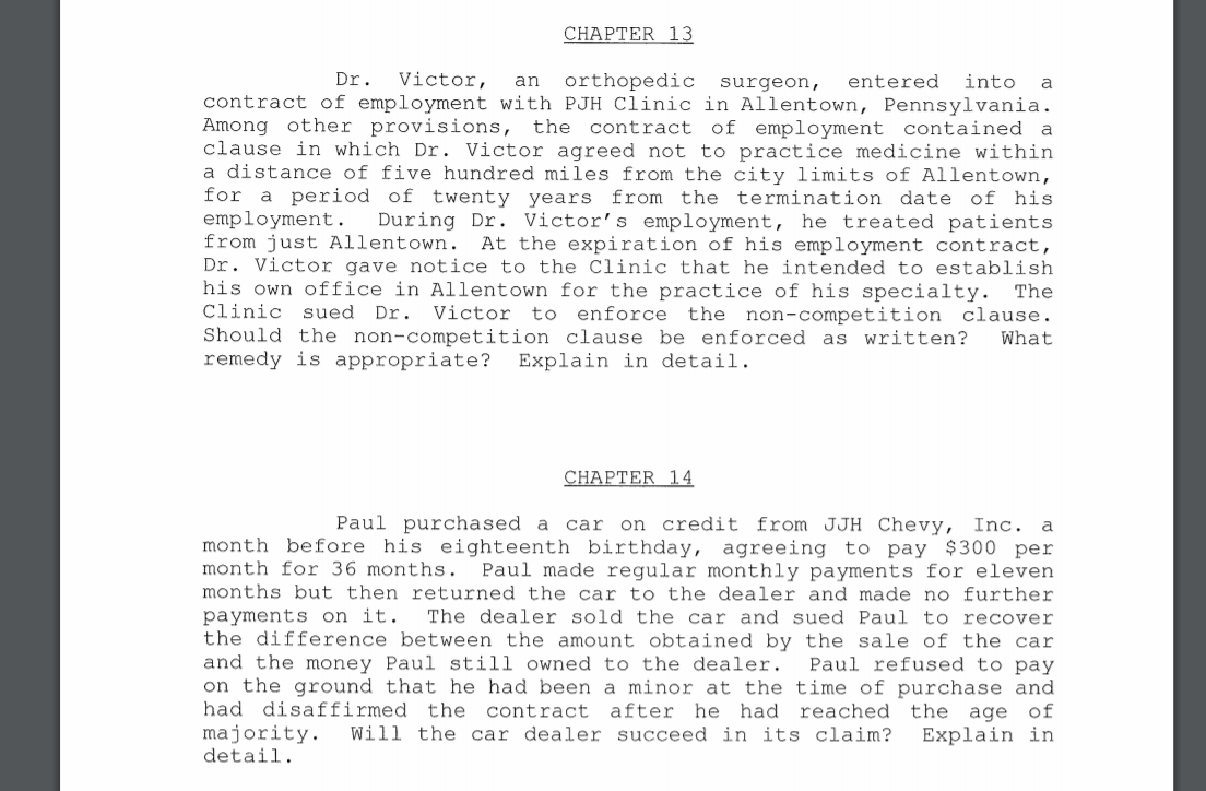 Business Law Chapter 13 and 14 CHAPTER 13 an a