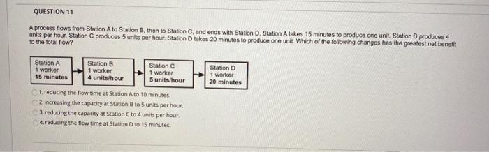 QUESTION 10 Cost to crash per period = CC-NC