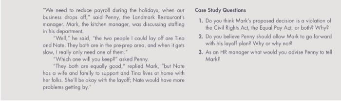 2,3 please "We need to reduce payroll during the