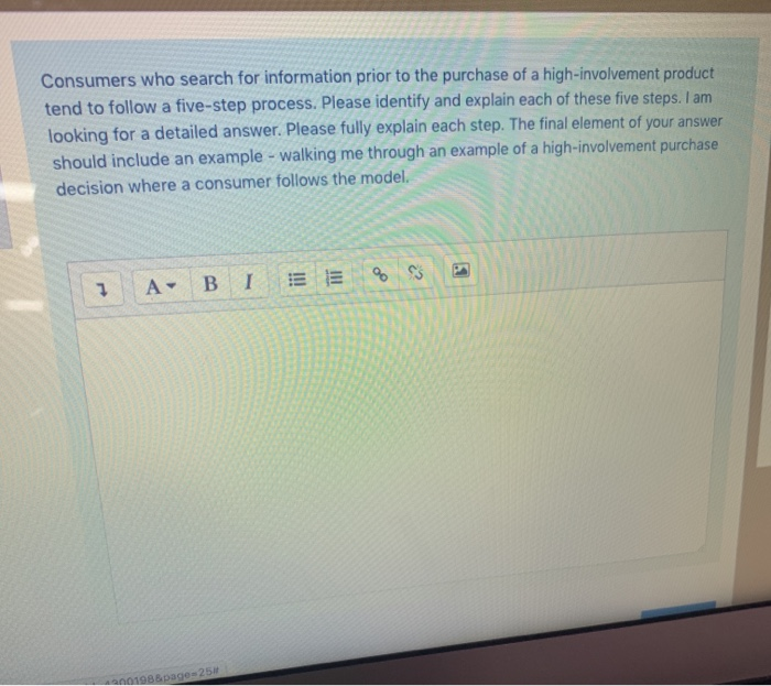 Consumers who search for information prior to the