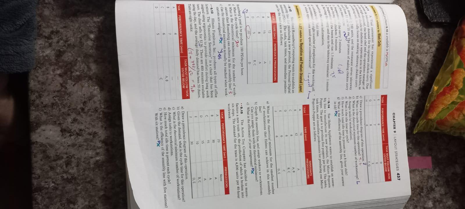 CHAPTER 9 LAYOUT STRATEGIES 437 (pollem 9.11