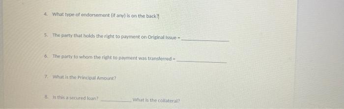 HANDOUT #1 May 15, 2018 FOR VALUE RECEIVED,