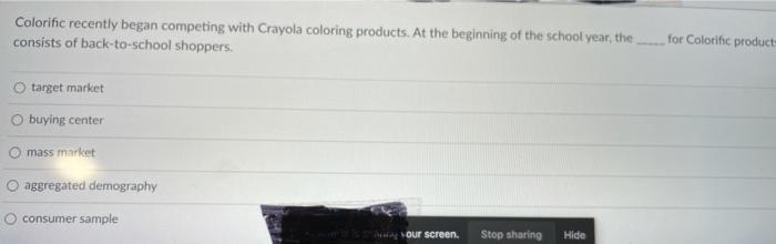 A company adhering to the market orientation