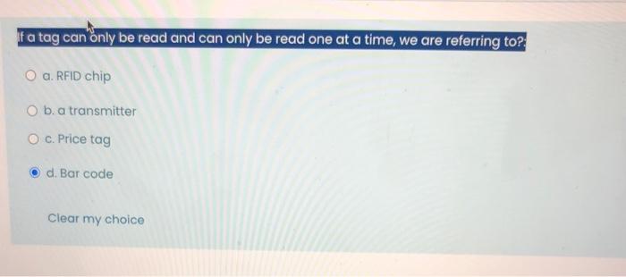 fa tag can only be read and can only be read one