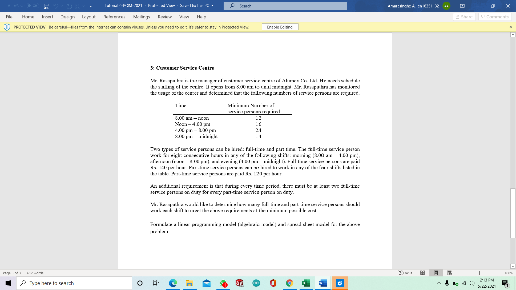 AutoSave CH Tutorial 6 ROM 2021 Protected View